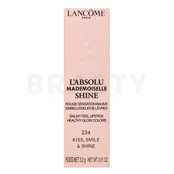 Lancôme L'Absolu Mademoiselle Shine Lipstick червило с овлажняващо действие 234 Kiss, Smile & Shine 3,2 g