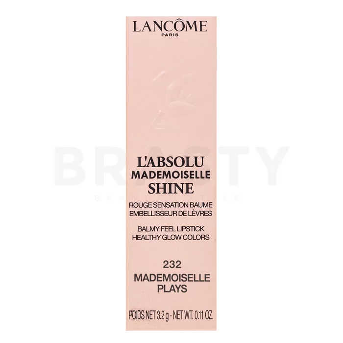 Lancôme L'Absolu Mademoiselle Shine Lipstick червило с овлажняващо действие 232 Mademoiselle Plays 3,2 g
