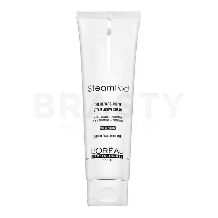 L´Oréal Professionnel Steampod Thick Hair Steam-Active Cream Изглаждащо стилизиращо мляко 150 ml