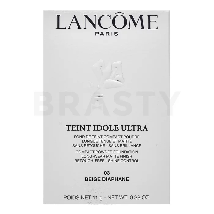 Lancôme Teint Idole Ultra Compact Powder Foundation dlhotrvajúci make-up 03 Beige Diaphane 11 g
