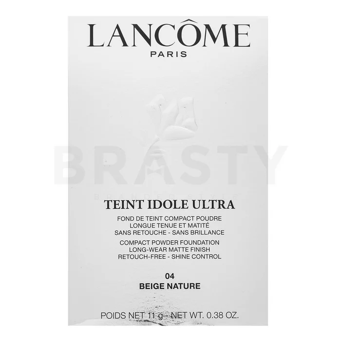 Lancôme Teint Idole Ultra Compact Powder Foundation dlhotrvajúci make-up 04 Beige Nature 11 g