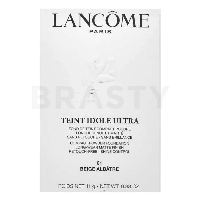 Lancôme Teint Idole Ultra Compact Powder Foundation dlhotrvajúci make-up 01 Beige Albatre 11 g
