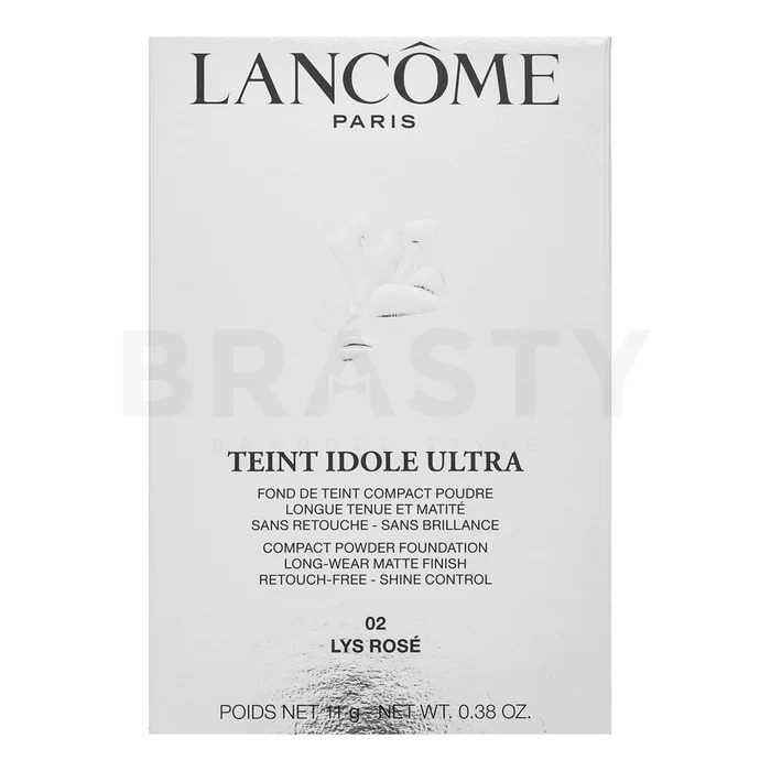 Lancôme Teint Idole Ultra Compact Powder Foundation dlhotrvajúci make-up 02 Lys Rosé 11 g