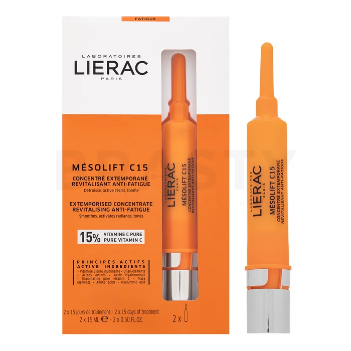 Lierac Mésolift îngrijire regenerantă - concentrat C15 Extemporised Concentrate Revitalising Anti-Fatigue 2 x 15 ml