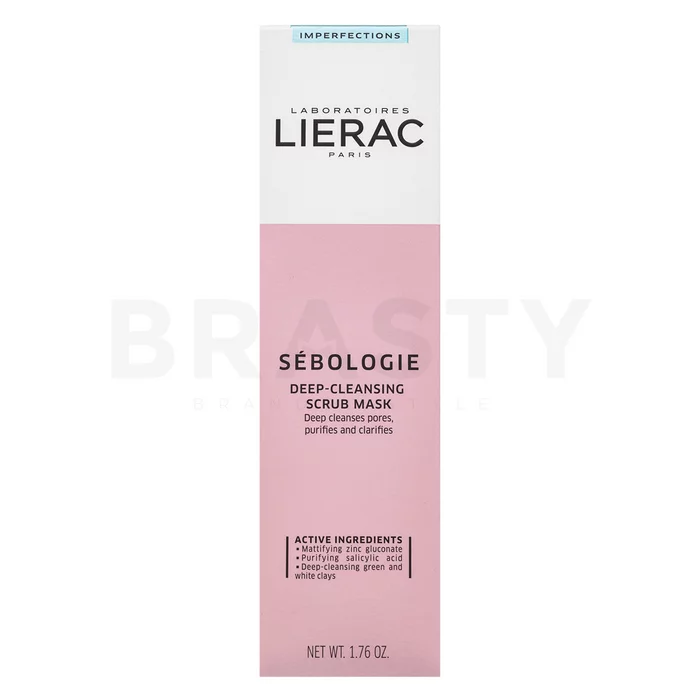 Lierac Sébologie reinigend masker en scrub Deep-Cleasing Scrub Mask 50 ml