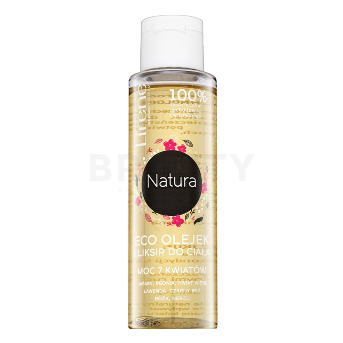 Lirene Natura Eco Oil Body Elixir Power of 7 Flowers testolaj hidratáló hatású 100 ml
