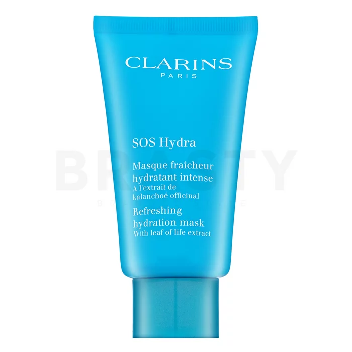 Clarins osvežilna gelska maska SOS Hydra Refreshing Hydration Mask 75 ml