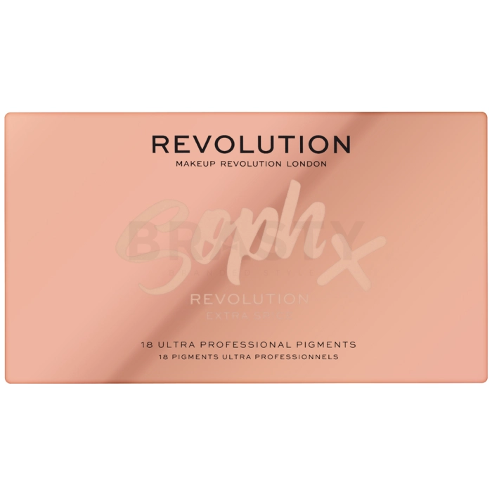 Makeup Revolution X Soph Ultra Eyeshadows paleta senčil za oči Extra Spice 14 g