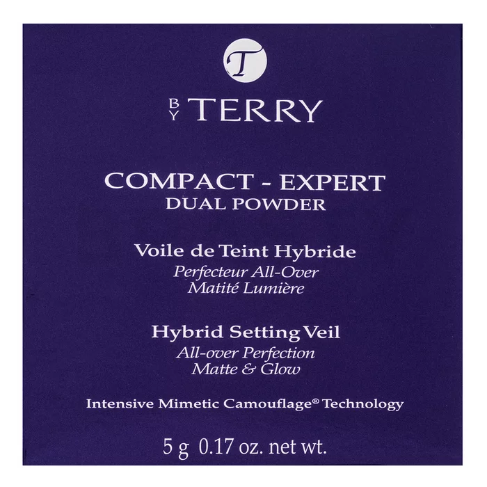 By Terry Compact - Expert Dual Powder púder az egységes és világosabb arcbőrre 5 Amber Light 5 g