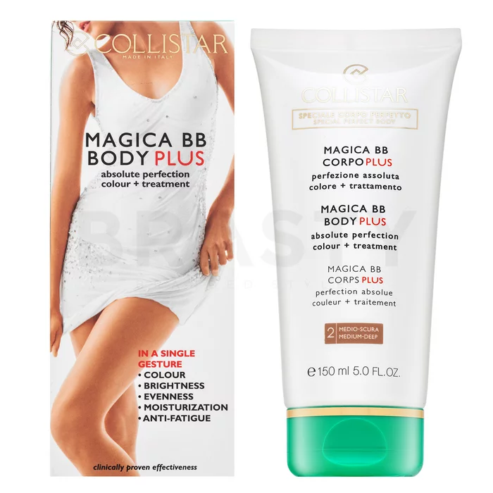 Collistar Magica BB Body Plus Absolute Perfection Color + Treatment fondotinta liquido contro le imperfezioni della pelle 2 Medium Deep 150 ml
