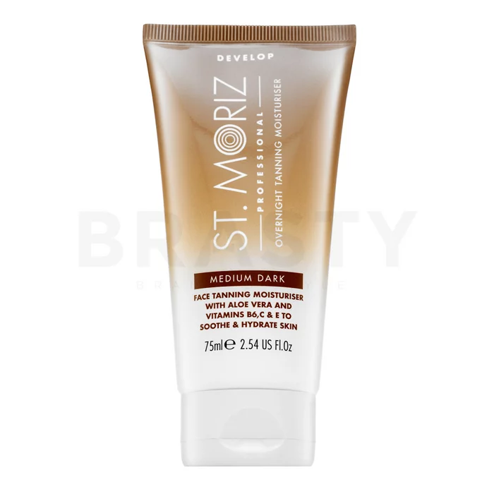 St.Moriz Overnight Face Tanning Moisturizer Medium Dark samoopalovací krém na obličej 75 ml