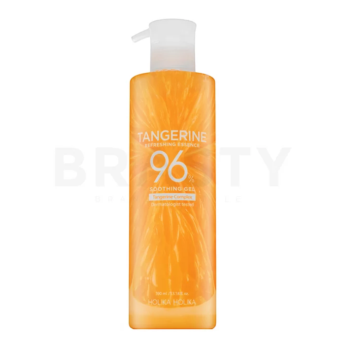 Holika Holika Tangerine 96% Soothing Gel Voedende reinigingsgel om de huid te kalmeren 390 ml