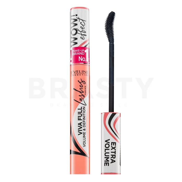 Eveline Viva Full Lashes Volume & Definition Mascara maskara za produljenje i uvijanje trepavica Black 10 ml