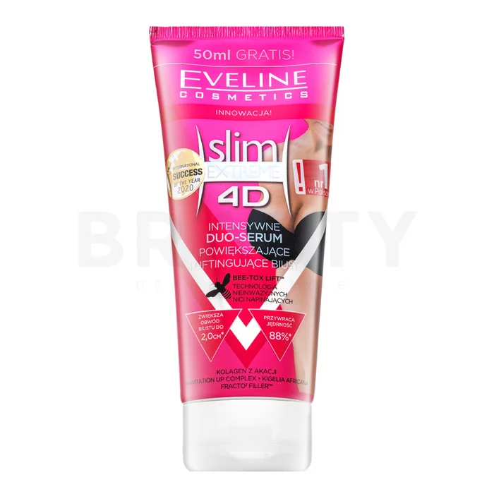 Eveline Slim Extreme 4D Intense Bust Volumizing And Lifting Duo-Serum pielęgnacja ujędrniająca na dekolt i biust 200 ml