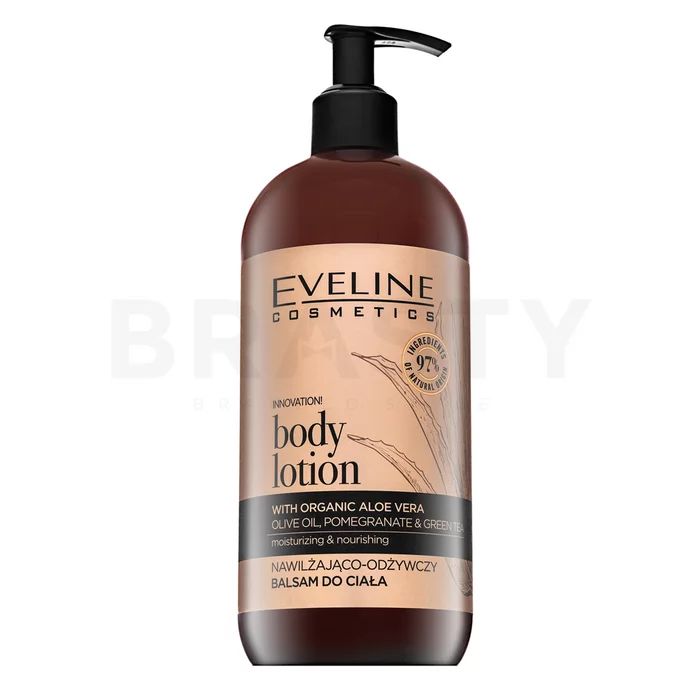 Eveline Organic Gold Aloe Vera Body Lotion crema per il corpo con effetto idratante 500 ml
