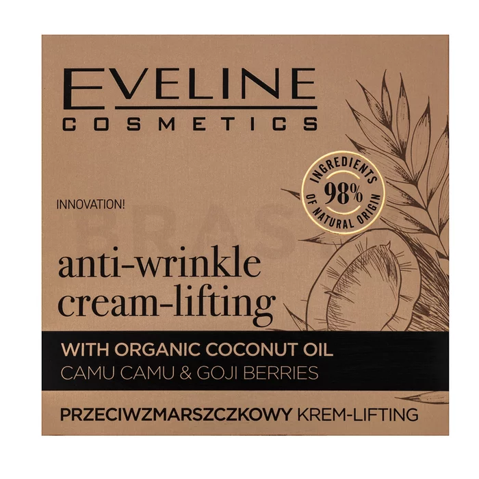 Eveline Organic Gold negovalna krema Anti-Wrinkle Cream-Lifting 50 ml
