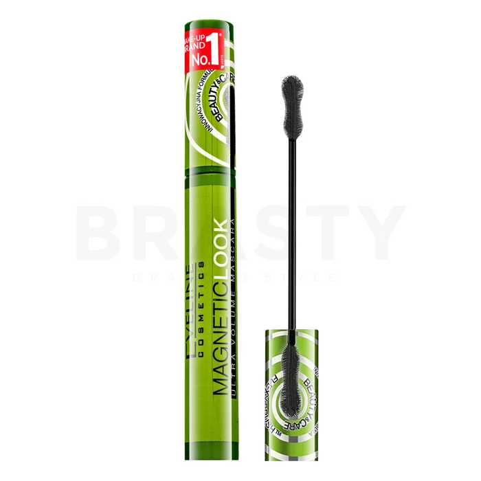 Eveline Magnetic Look Ultra Volume Mascara maskara za podaljševanje in navijanje trepalnic Black 10 ml