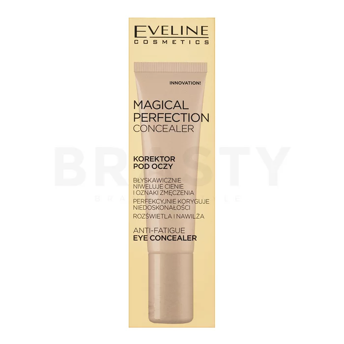 Eveline Magical Perfection Concealer tekući korektor protiv bora, natečenosti i tamnih kolutova 02 Medium 15 ml