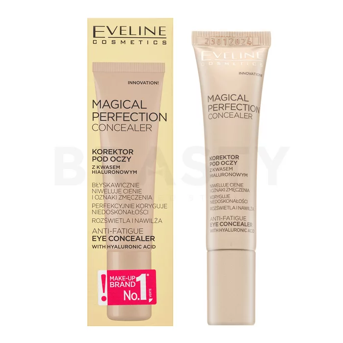 Eveline Magical Perfection Concealer tekući korektor protiv bora, natečenosti i tamnih kolutova 01 Light 15 ml