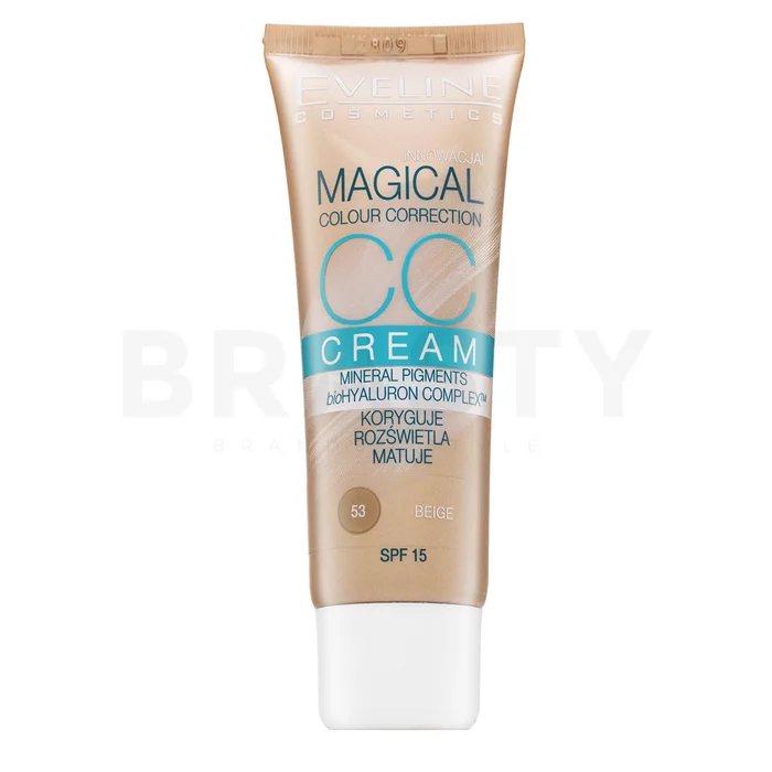 Eveline Magical Colour Correction CC Cream SPF15 CC krém contro le imperfezioni della pelle 53 Beige 30 ml