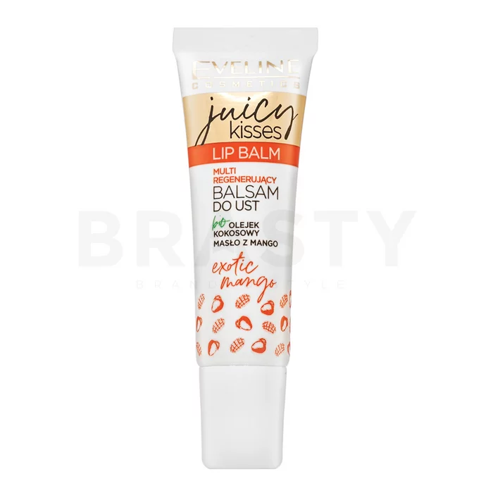 Eveline Juicy Kisses Lip Balm výživný balzam na pery Exotic Mango 12 ml