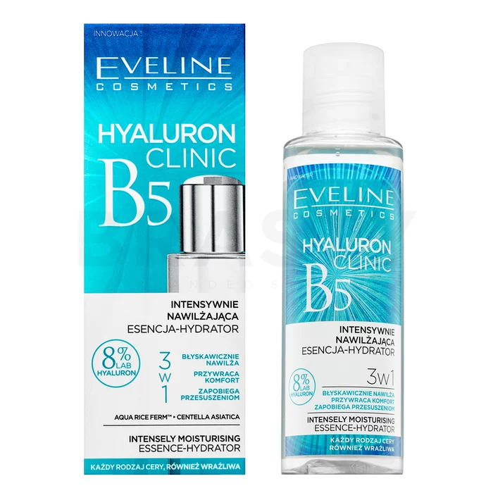 Eveline Hyaluron emulzije Clinic Intensely Moisturizing Essence-Hydrator 110 ml