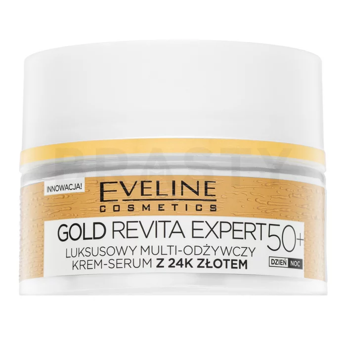 Eveline Gold Lift Expert negovalna krema Luxurious Multi-Nourishing Cream Serum 50+ 50 ml
