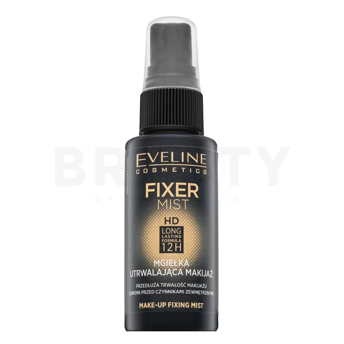 Eveline 12H Fixer Mist fixační sprej na make-up pro sjednocenou a rozjasněnou pleť 50 ml