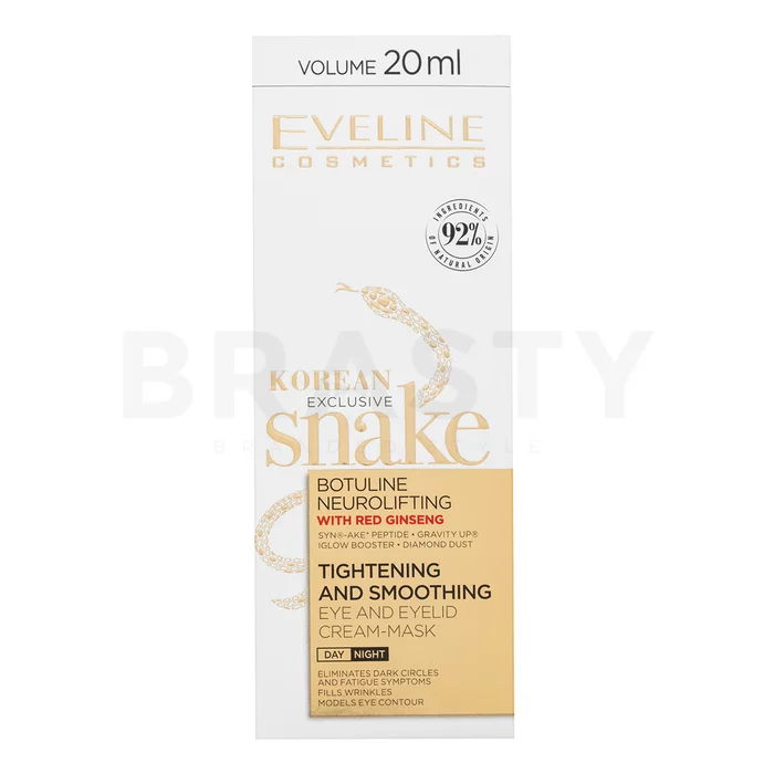 Eveline Exclusive Snake lifting krema za učvrstitev Non-Invasive Neurolifting Eye & Eyelid Cream-Mask 20 ml