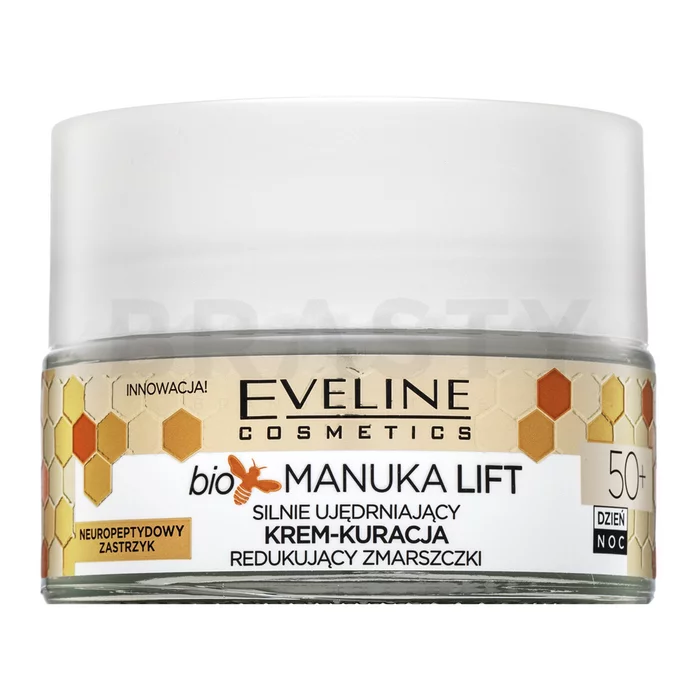 Eveline BIO Manuka lifting krema za učvrstitev Anti-Wrinkle DayNight Face Cream 50+ 50 ml