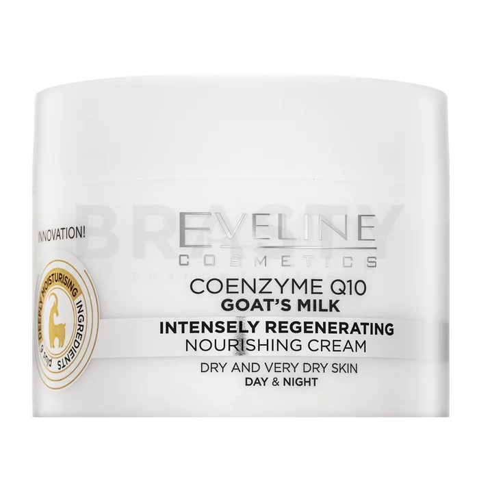 Eveline COENZYME Q10 krema za kožo Goat's Milk Intensely Regenerating Day&Night Cream 50 ml