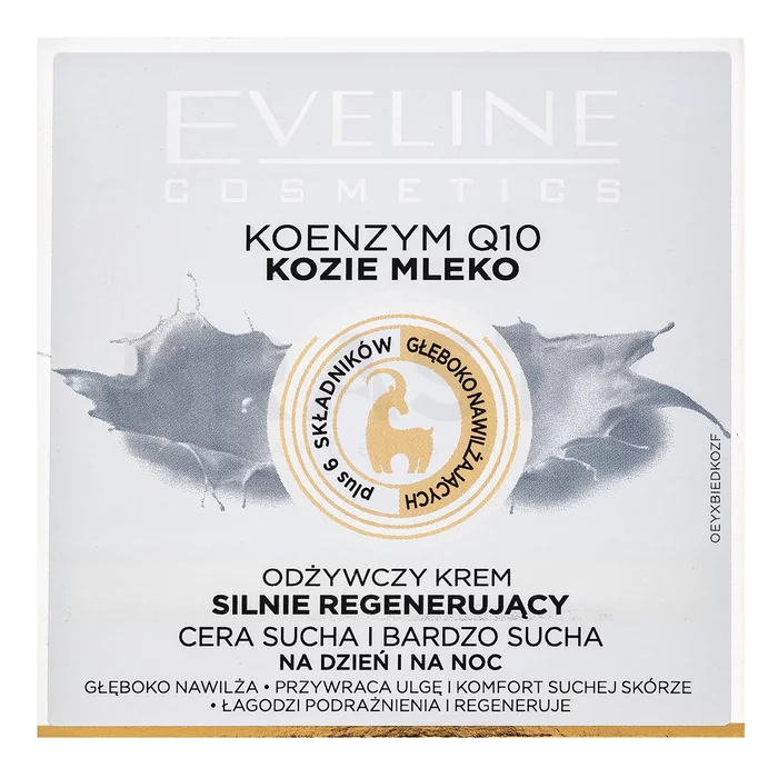 Eveline COENZYME Q10 krema za kožo Goat's Milk Intensely Regenerating Day&Night Cream 50 ml