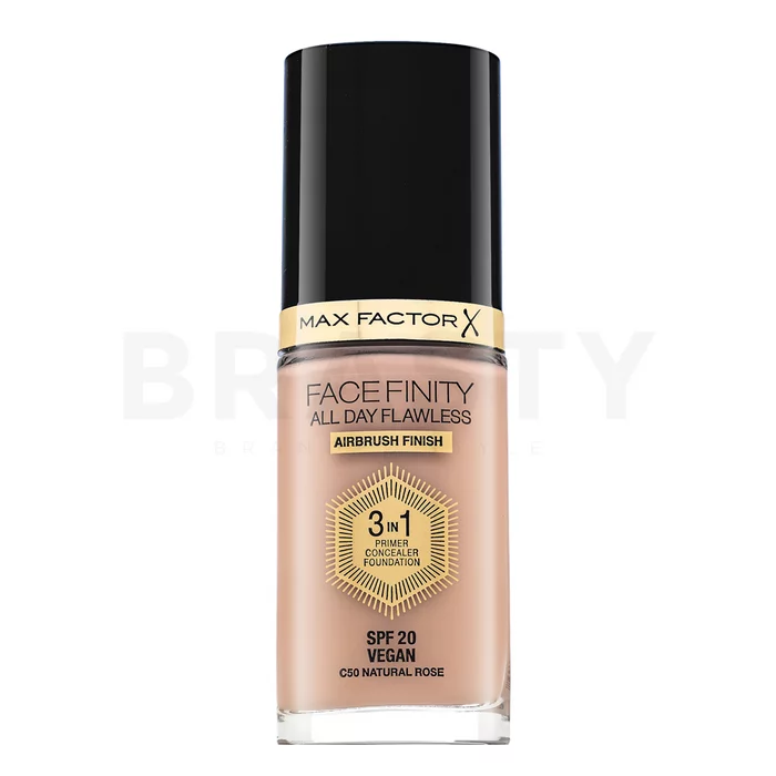 Max Factor Facefinity All Day Flawless Flexi-Hold 3in1 Primer Concealer Foundation SPF20 vloeibare make-up 3v1 50 30 ml