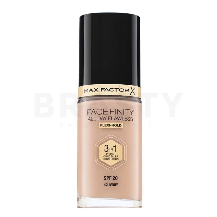 Max Factor Facefinity All Day Flawless Flexi-Hold 3in1 Primer Concealer Foundation SPF20 tekoča ličila 3v1 42 30 ml