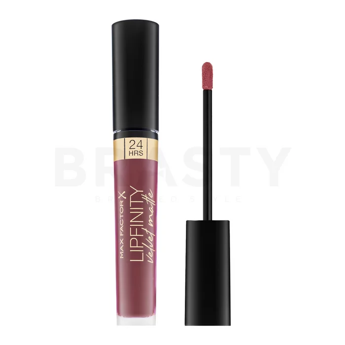 Max Factor Lipfinity Velvet Matte Lipstick течно червило за матов ефект 090 Red Allure 4 ml