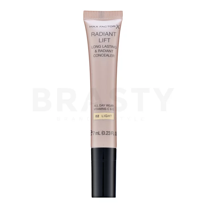 Max Factor Radiant Lift Long Lasting Radiance Concealer tekutý korektor pro sjednocenou a rozjasněnou pleť 02 Light 7 ml