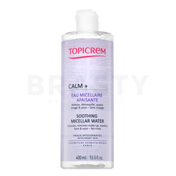Topicrem Calm+ Soothing Micellar Water micelláris sminklemosó hidratáló hatású 400 ml