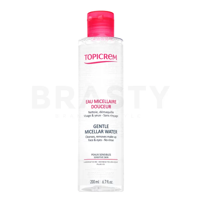 Topicrem Gentle Micellar Water Face & Eyes micelláris sminklemosó normál / kombinált arcbőrre 200 ml