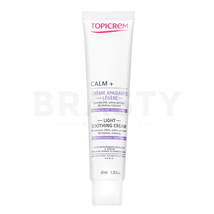 Topicrem Calm+ Light Soothing Cream huidcrème met hydraterend effect 40 ml