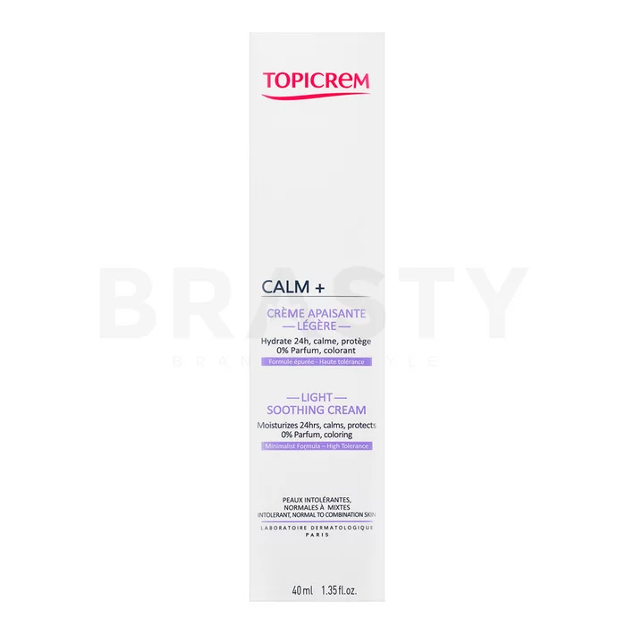 Topicrem Calm+ Light Soothing Cream huidcrème met hydraterend effect 40 ml