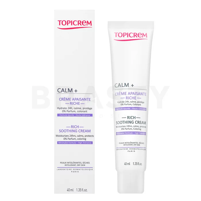 Topicrem Calm+ Rich Soothing Cream voedende crème met hydraterend effect 40 ml
