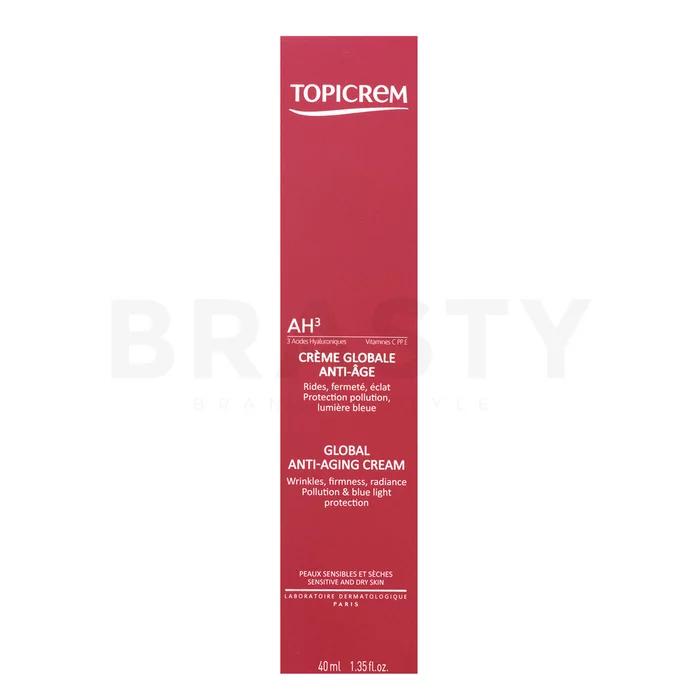 Topicrem AH3 Global Anti-Aging Cream omlazující pleťový krém proti vráskám 40 ml