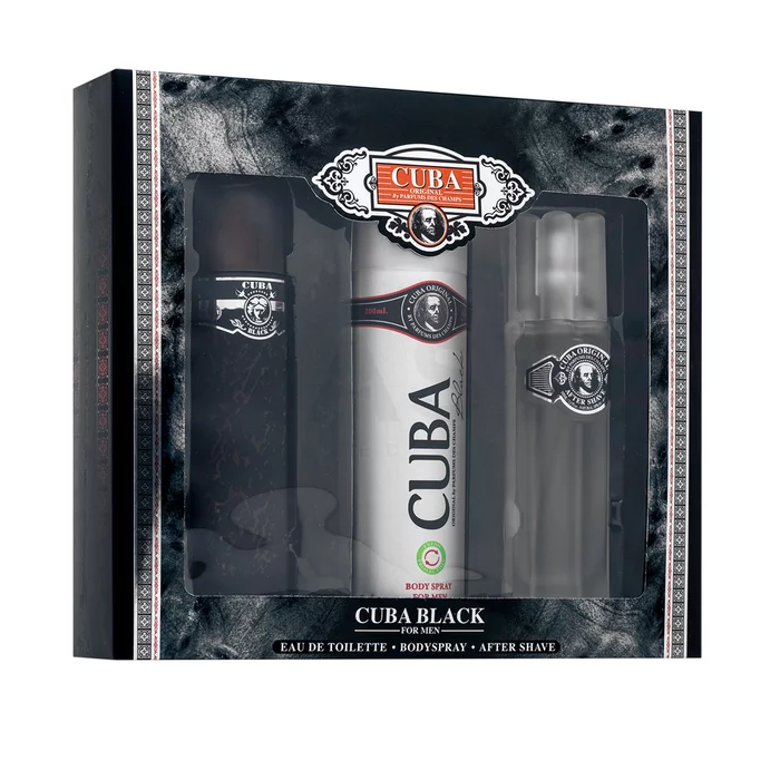 Cuba Black ajándékszett férfiaknak Set II.