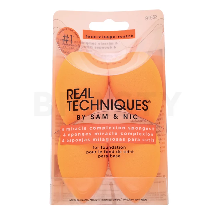 Real Techniques Miracle Complexion Sponges 4 pcs makeup sponge