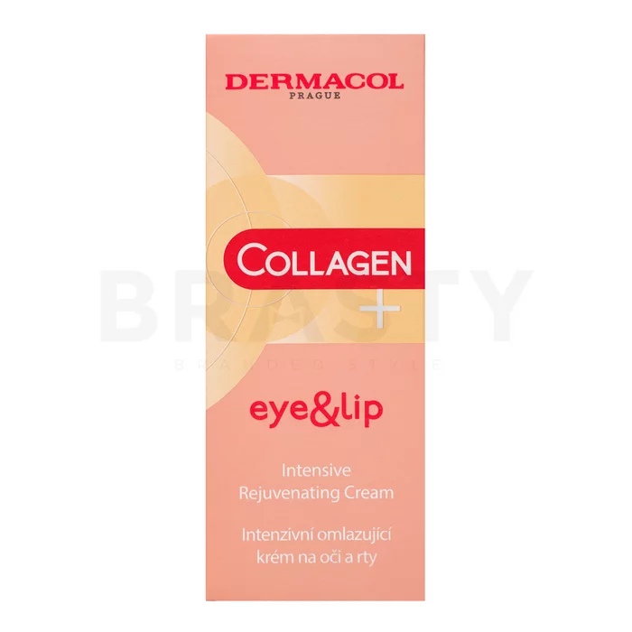 Dermacol Collagen+ crema iluminadora y rejuvenecedora Eye & Lip Intensive Rejuvenating Cream 15 ml