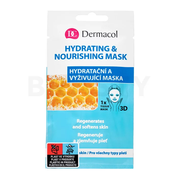 Dermacol Hydrating & Nourishing Mask maska nawilżająca w płacie o działaniu nawilżającym 15 ml
