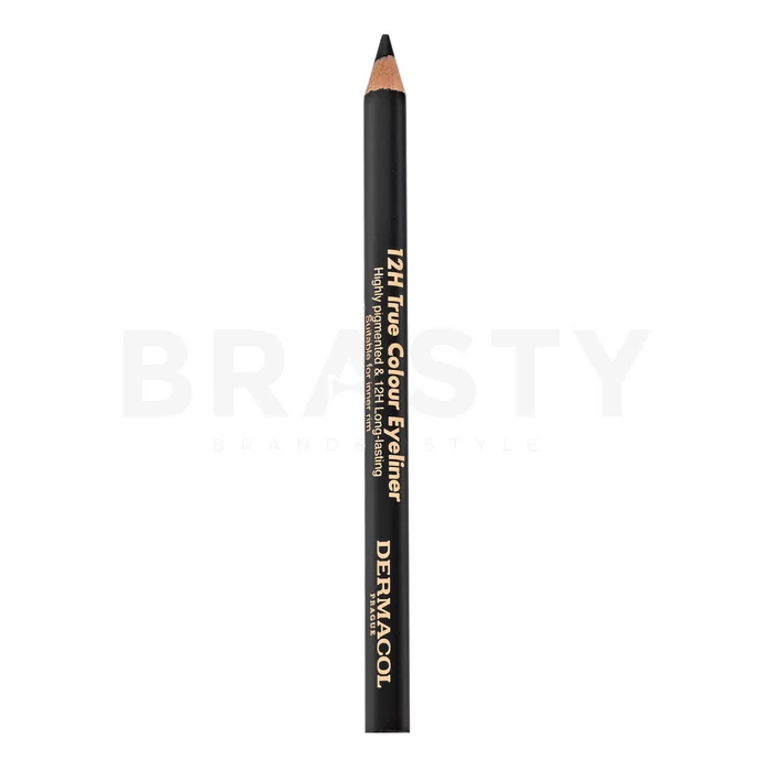 Dermacol 12H True Colour Eyeliner oogpotlood 8 Black 2 g