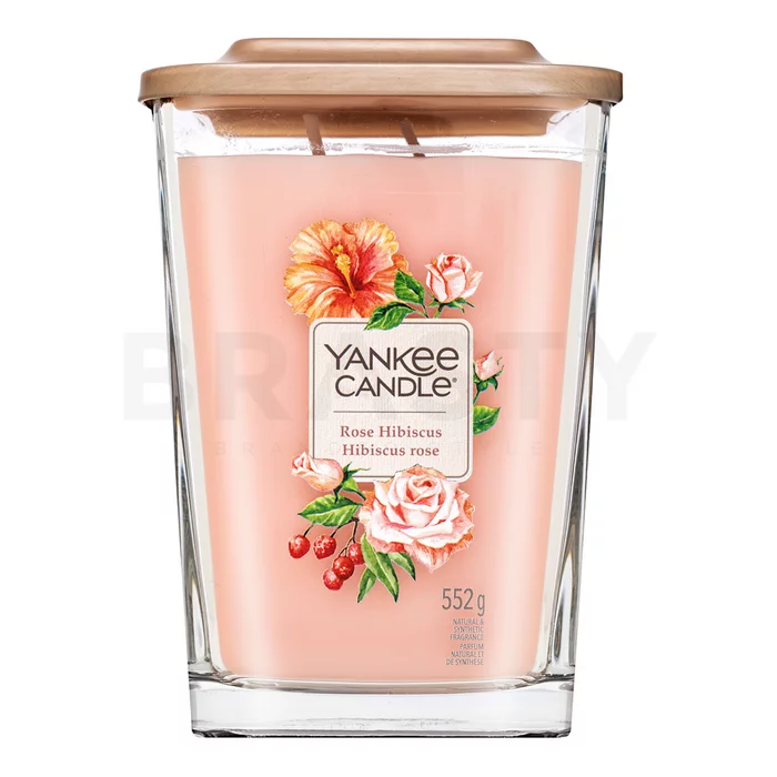 Yankee Candle Rose Hibiscus ароматна свещ 552 g