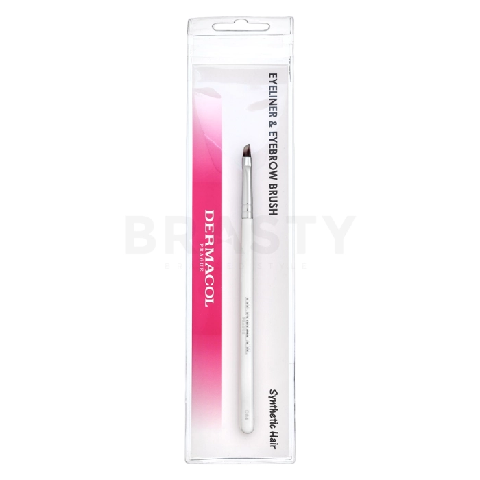 Dermacol Eyeliner & Eyebrow Brush afgeschuind wenkbrauwborsteltje D84