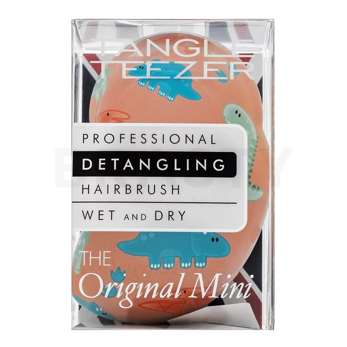 Tangle Teezer The Original Mini Haarbürste zum einfachen Kämmen von Haaren Dino Mighty